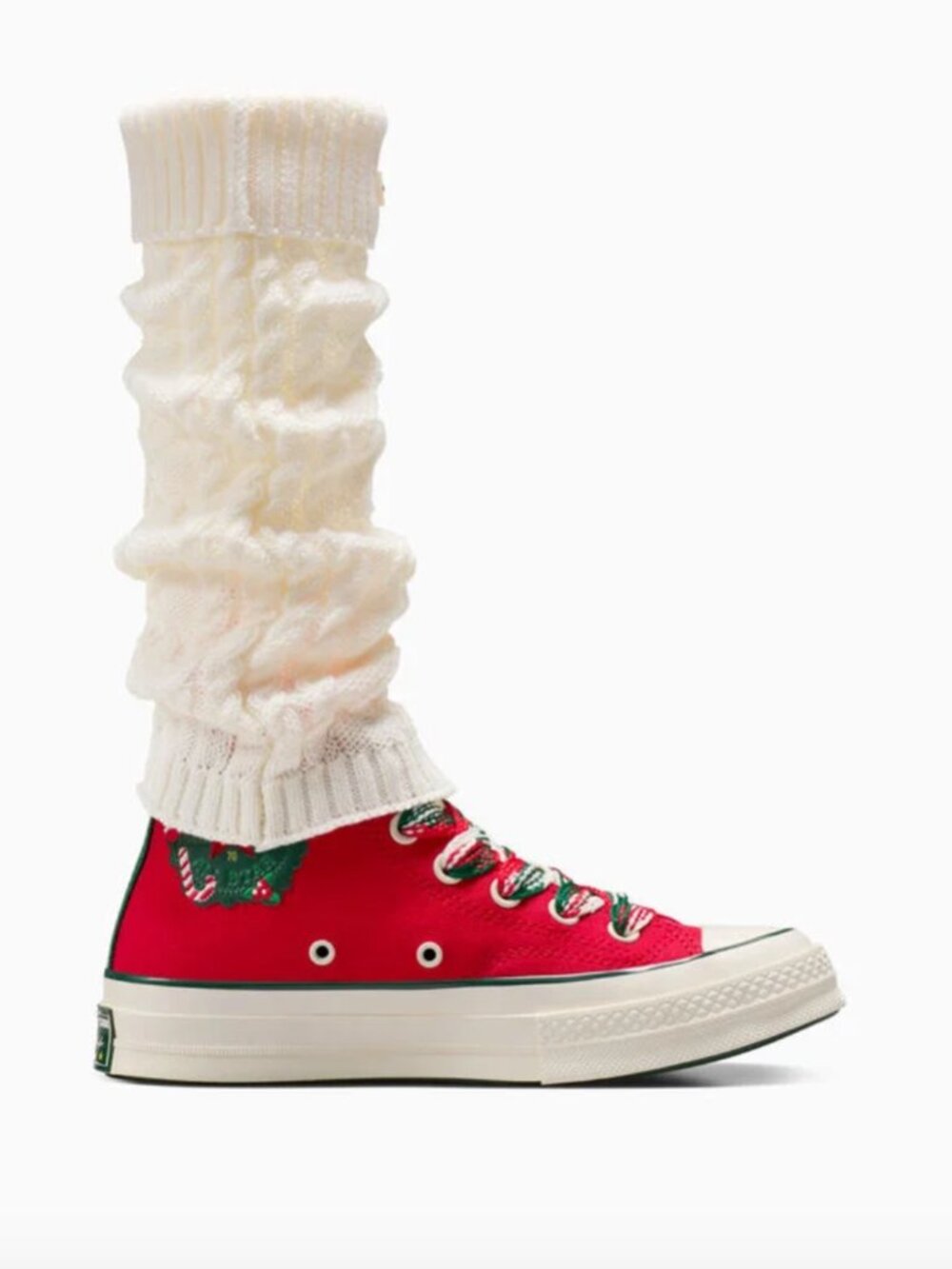 Converse Chuck 70 Gingerbread High Top Red M5/W7 Knit Sock NWOB - Picture 2 of 15